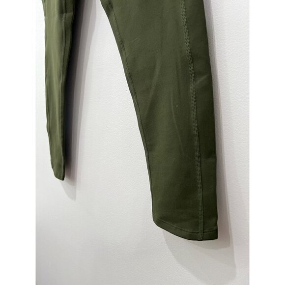 NWT ZELLA GIRL Size/XXS Yoga + Studio Kids' Live In Crop Leggings Pockets Green - Picture 9 of 10